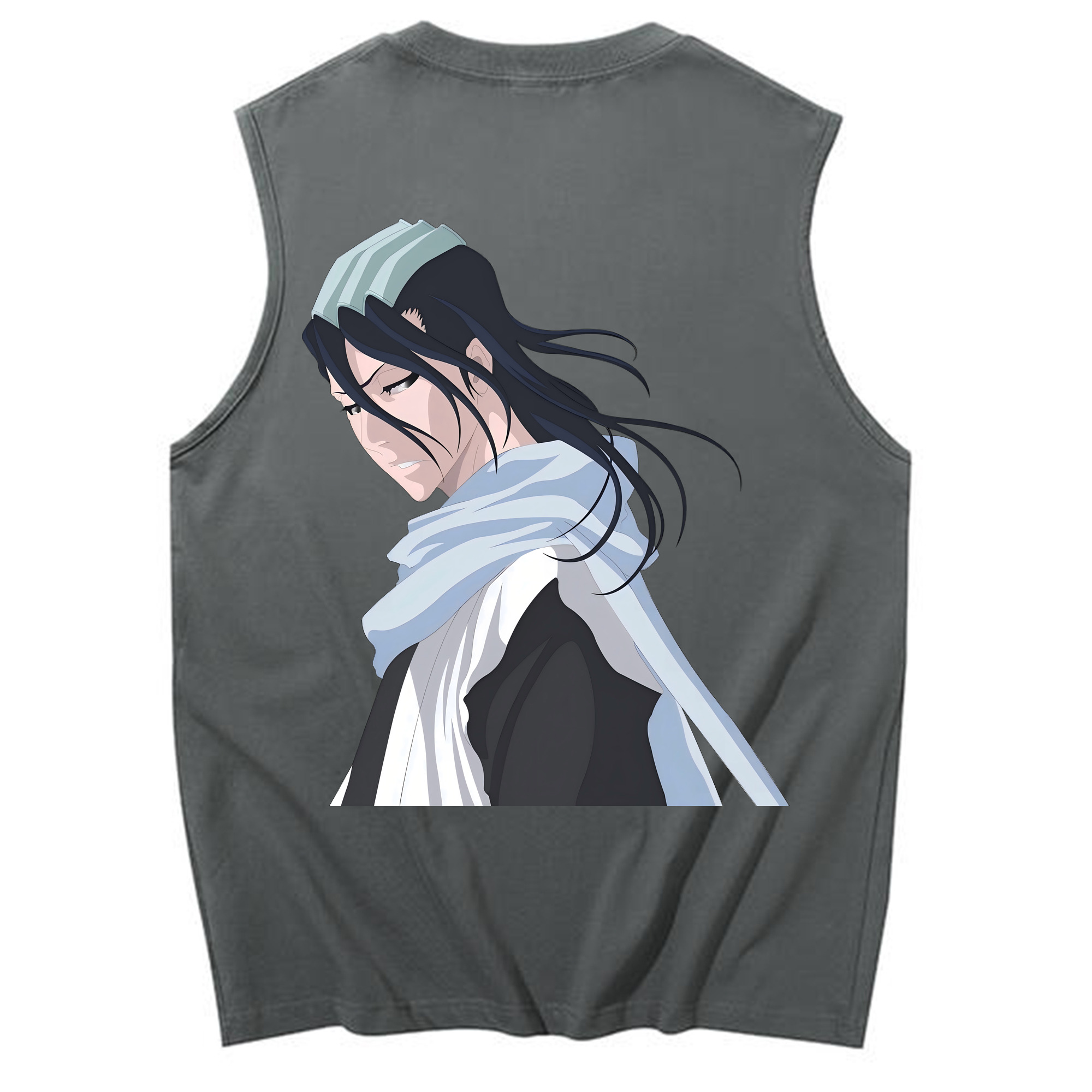 （画像用） ブリーチ くちき びゃくや BLEACH Kuchiki Byakuya コットン100％タンクトップ（背面プリント）